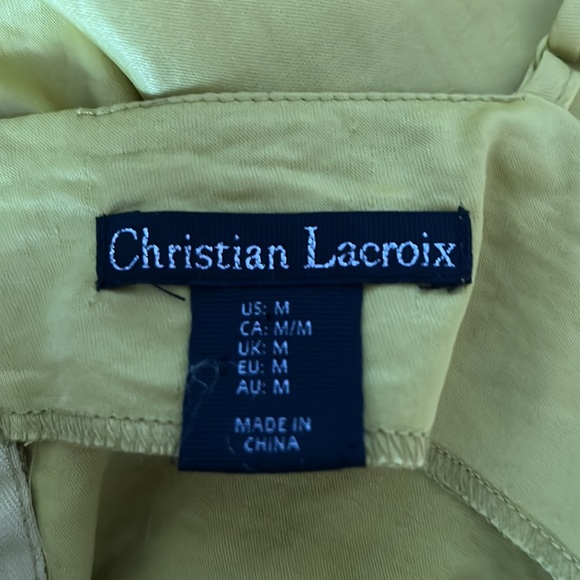 Christian Lacroix in Lime Yellow size M - Picture 5 of 5